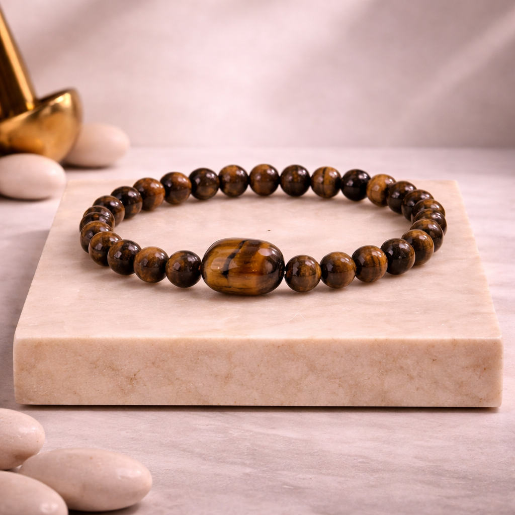 Multi Fluorite Bracelete with Tumble
