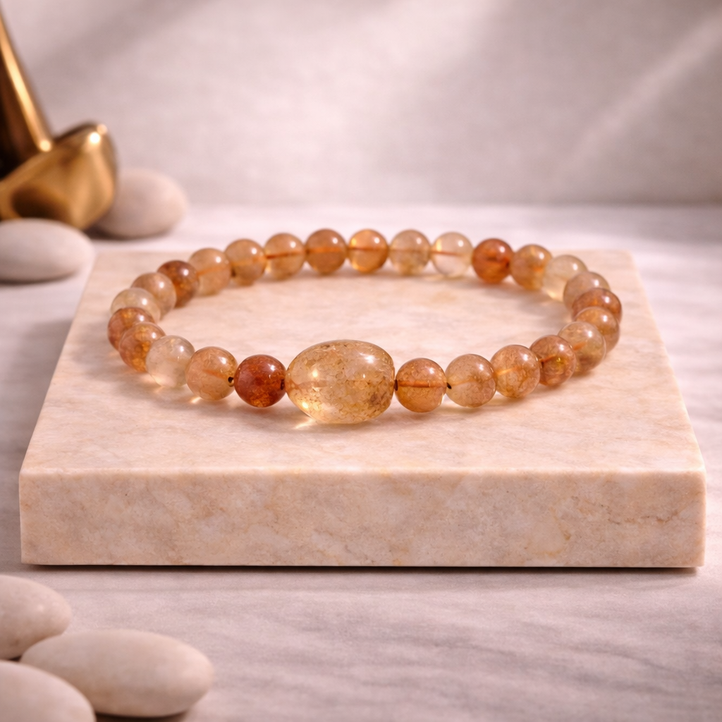 Citrine Bracelet With Tumble