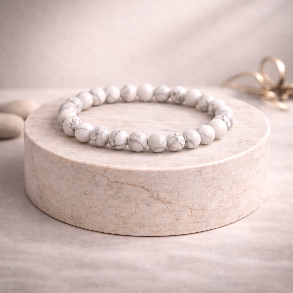 Natural Howlite Bracelet
