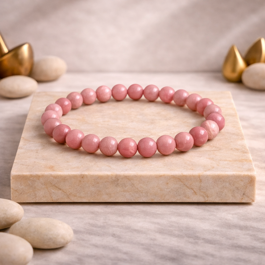 Natural Rhodochrosite Bracelet