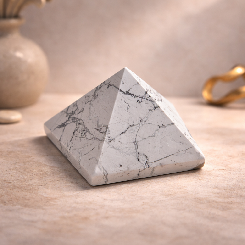 Howlite Pyramid