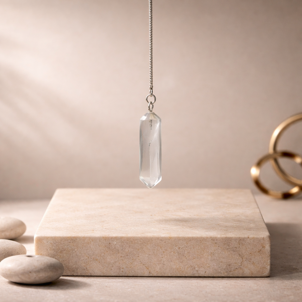 Clear Quartz Pendulum