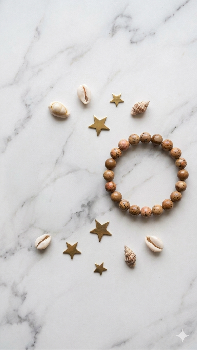 Peanut Jasper Bracelet For Emotional Balance