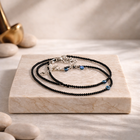 Black Tourmaline Anklets