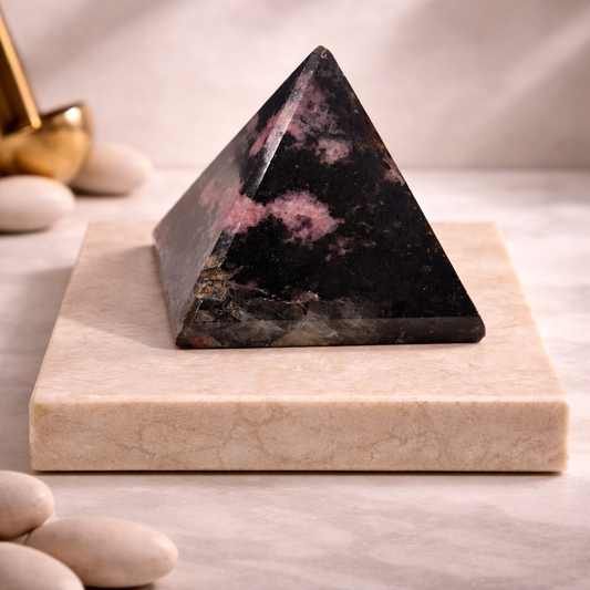 Pyramid Of Rhodonite