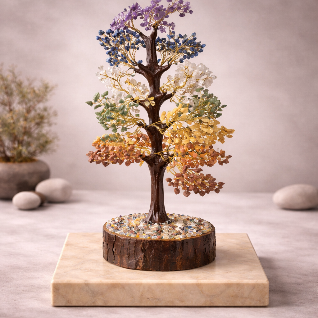 Seven Chakra Crystal Tree (1000 Chips)