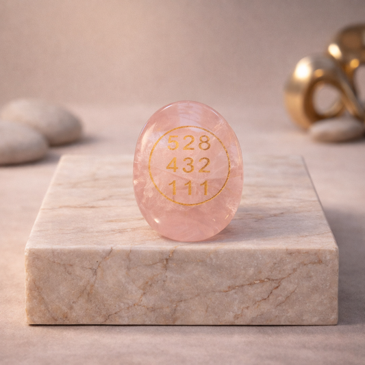 Zibu Coin Rose quartz