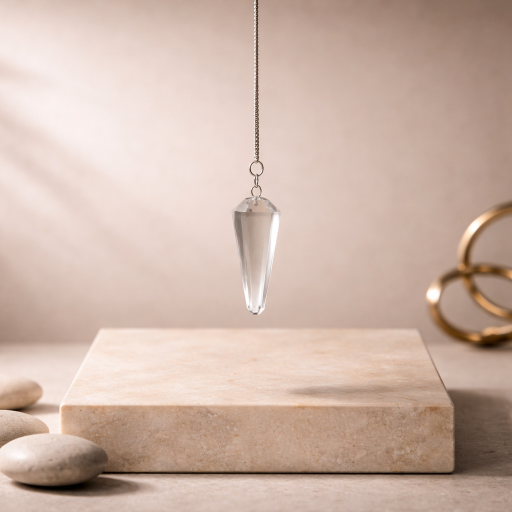 Clear Quartz Pendulum