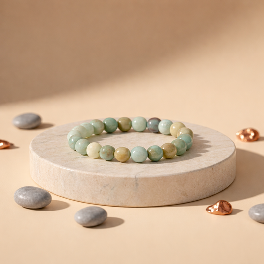 Natural Amazonite Tumble Bracelet