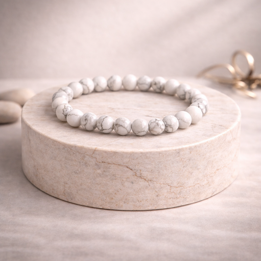 Natural Howlite Bracelet