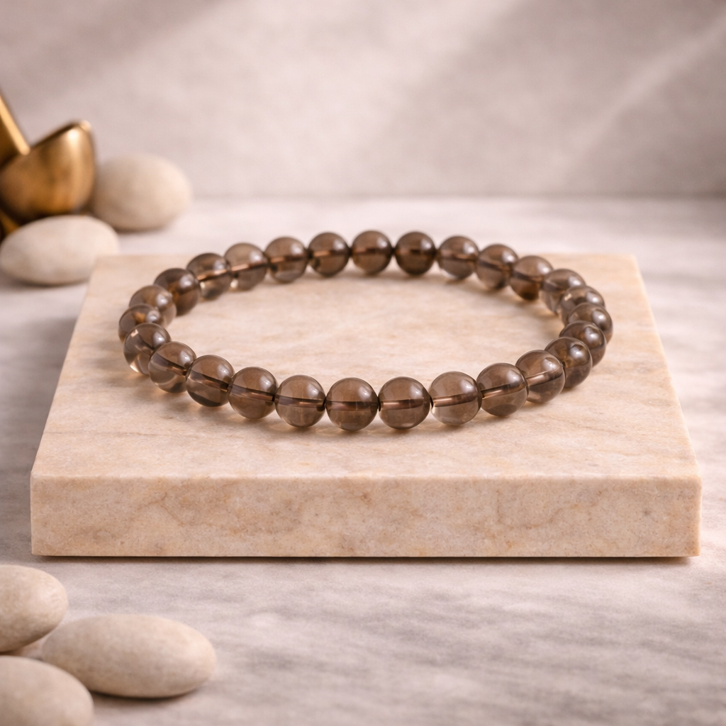 Natural Smoky Quartz Bracelet