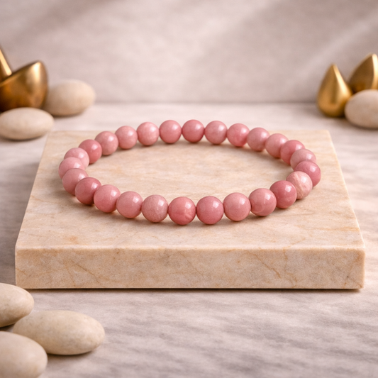 Natural Rhodochrosite Bracelet