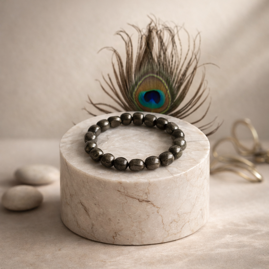 Natural Pyrite Bracelet