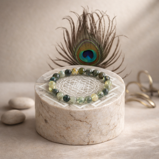 Natural Prehnite Bracelet