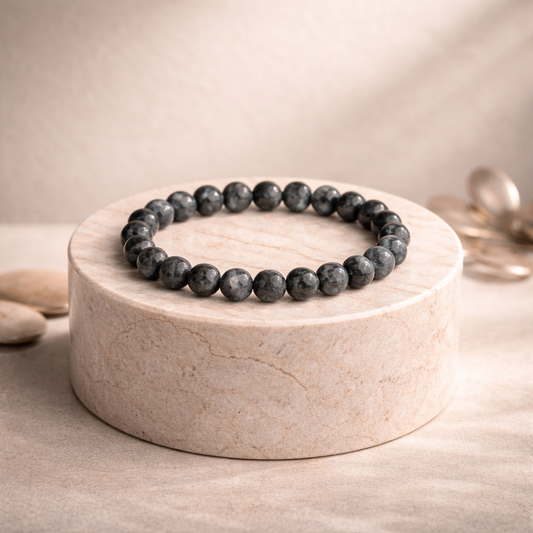Natural Larvikite Bracelet