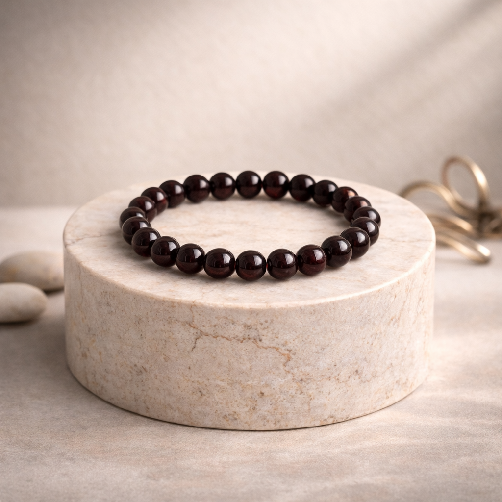 Natural Garnet Bracelet