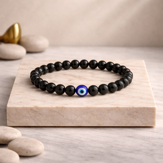 Natural Black Tourmaline Bracelet