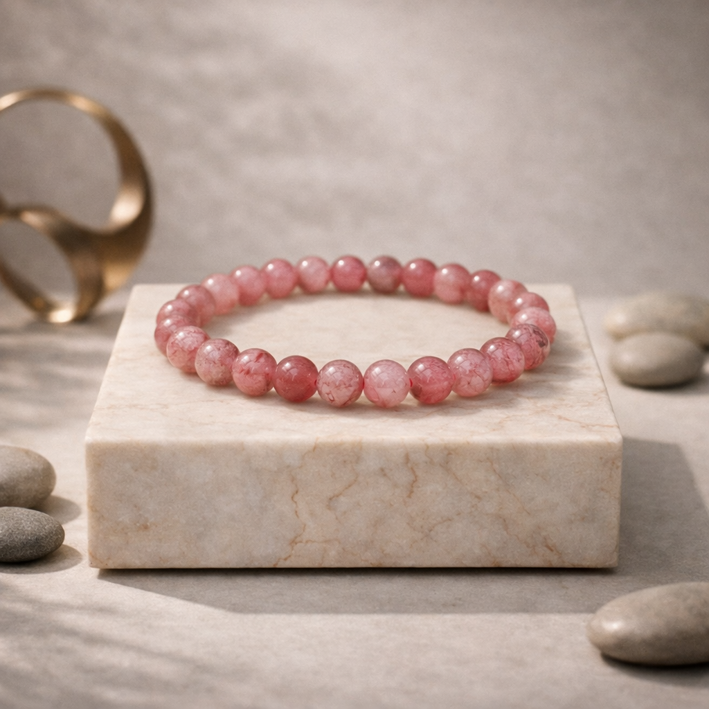 Strawberry Quartz Bracelet