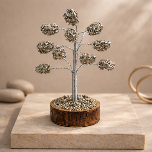 Raw Pyrite Tree