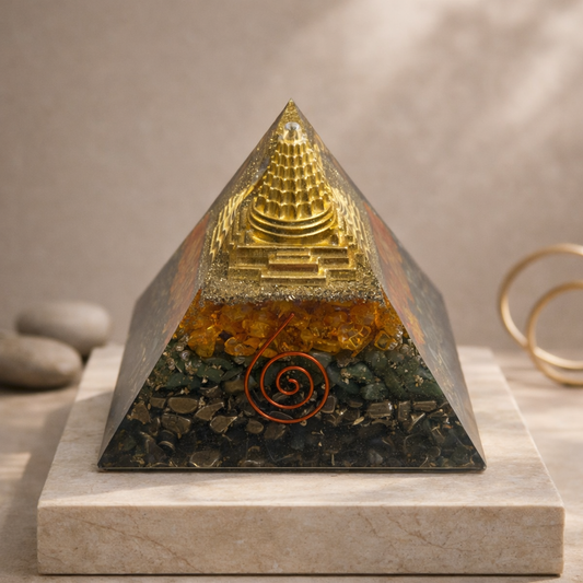 Money Magnet With Shri Yantra Pyramid