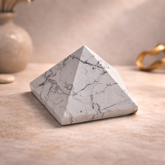 Howlite Pyramid