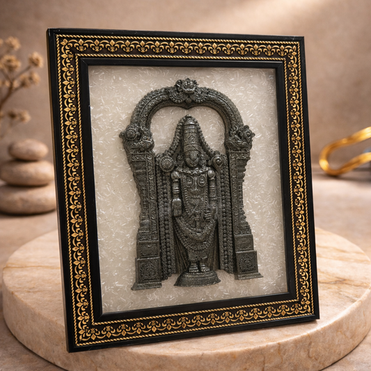 Balaji Photo Frame With Selenite Background