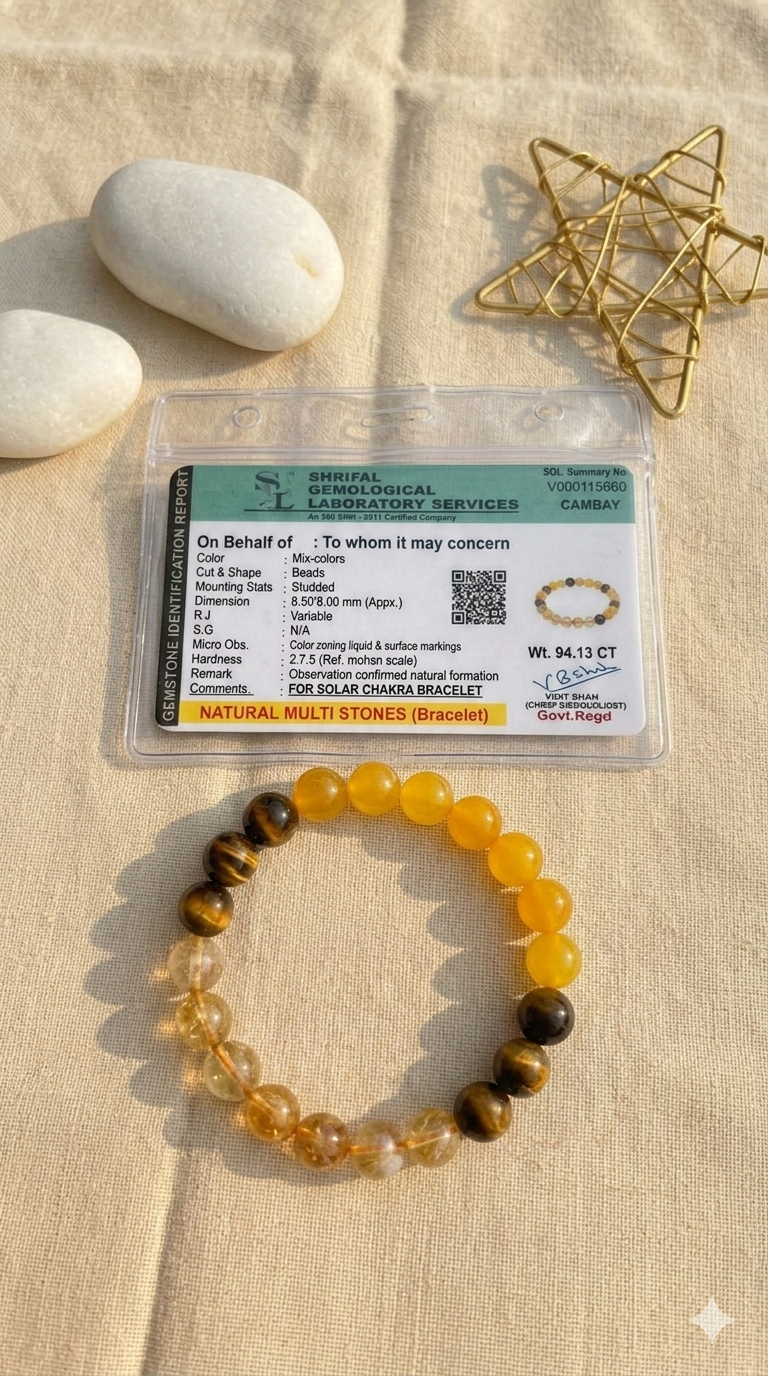 Solar Plexus Chakra Bracelet