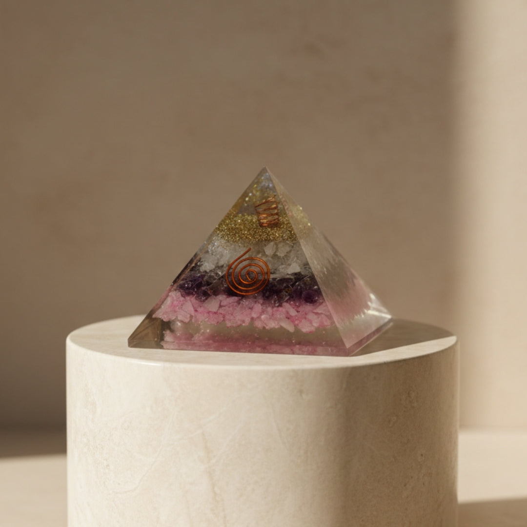 Rose, Quiets, Amethyst, And Clear Quiet Pyramid