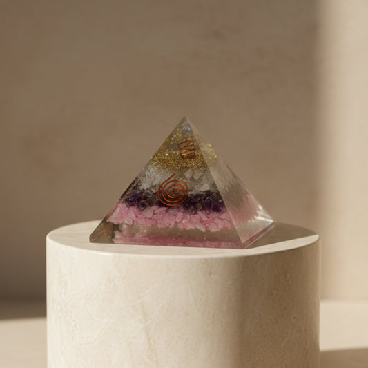 Rose, Quiets, Amethyst, And Clear Quiet Pyramid