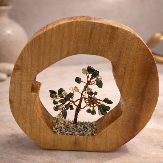 Money Magnet Tree With Wooden Frame